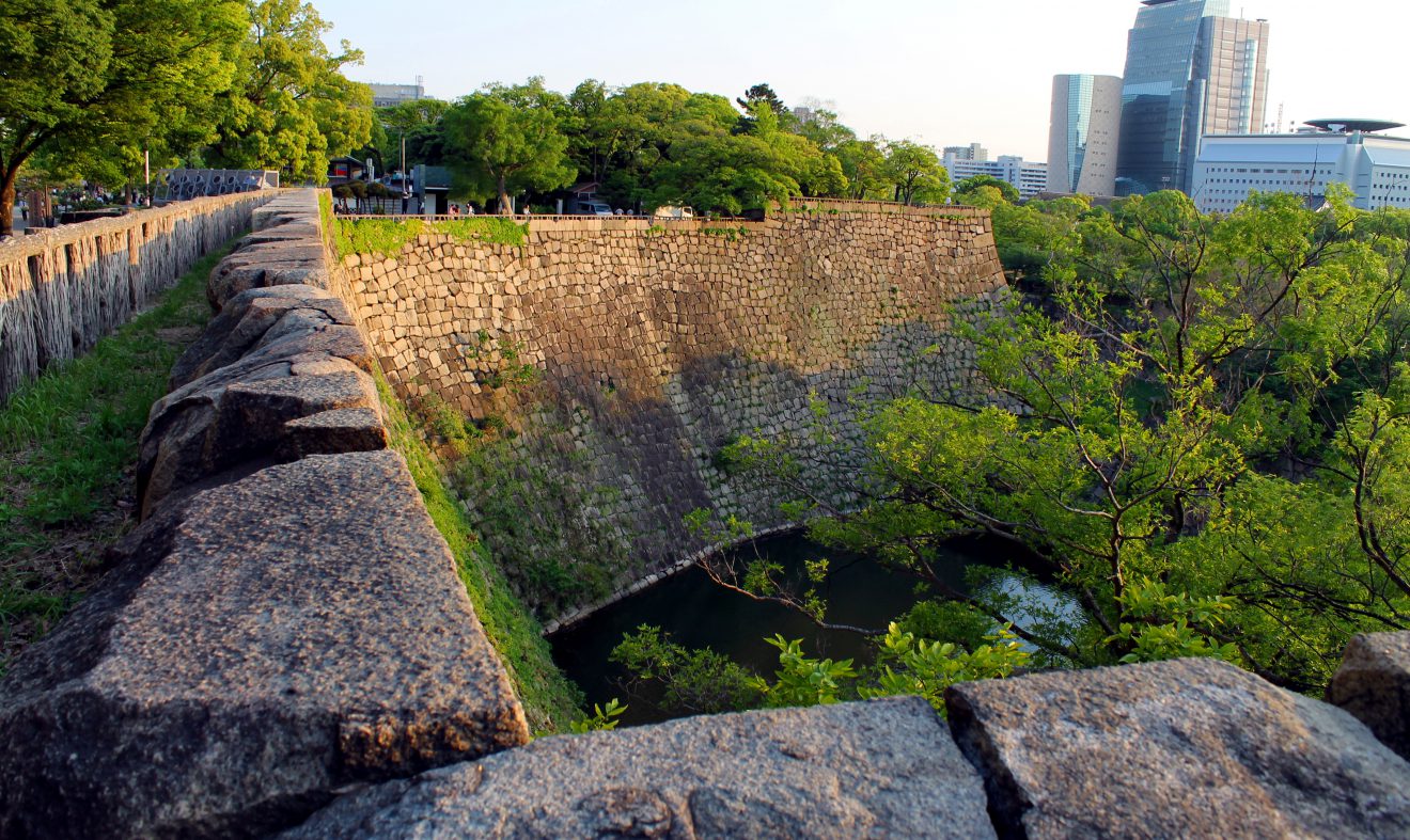Osaka Castle Walls | Footsteps of a Dreamer
