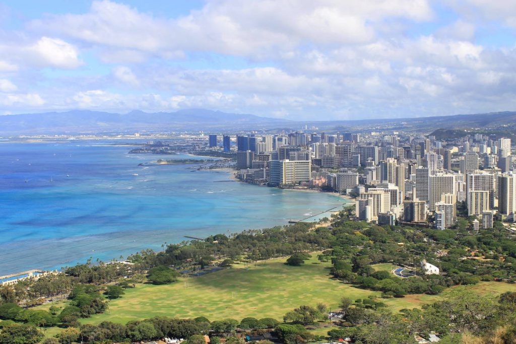 View from the top of Diamond Head | Footsteps of a Dreamer
