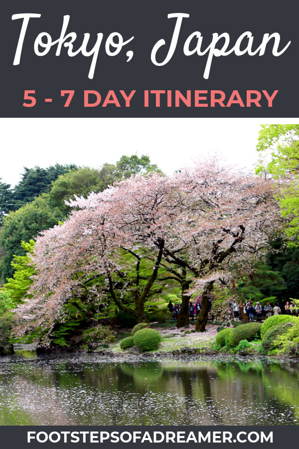 A 5 - 7 Day Tokyo Itinerary | Footsteps of a Dreamer