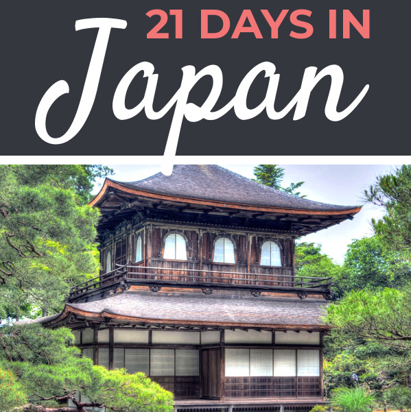 21 day tour of japan