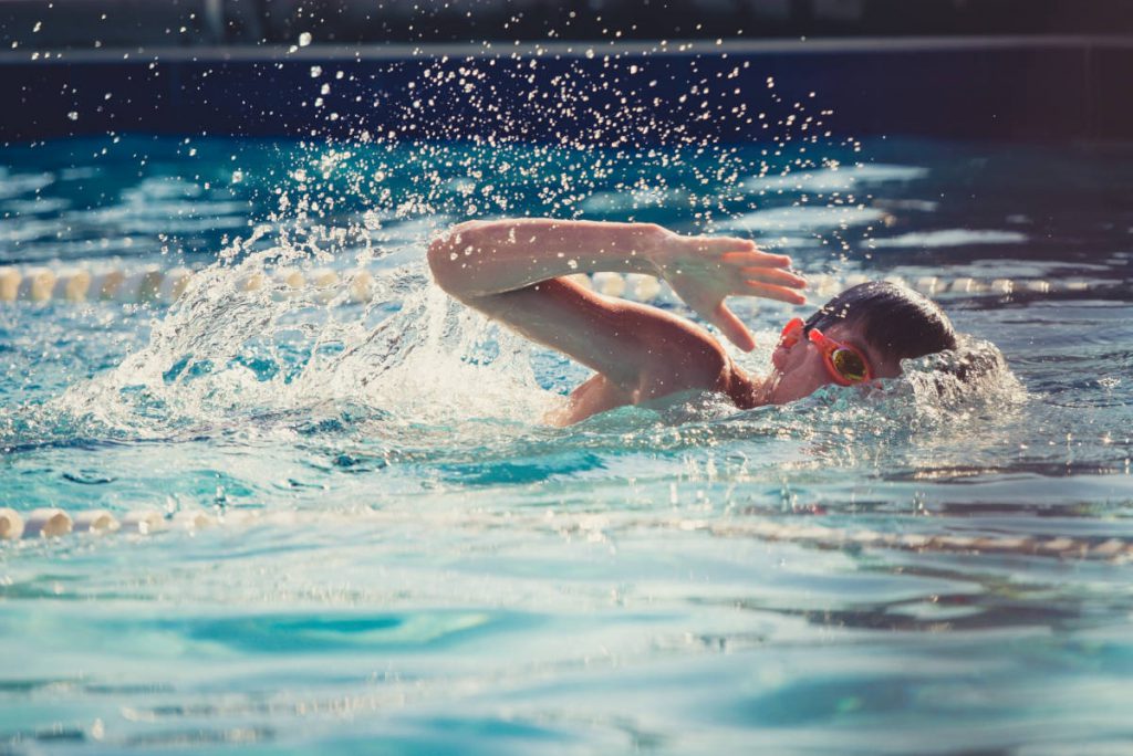 Exercise in a pool | Footsteps of a Dreamer